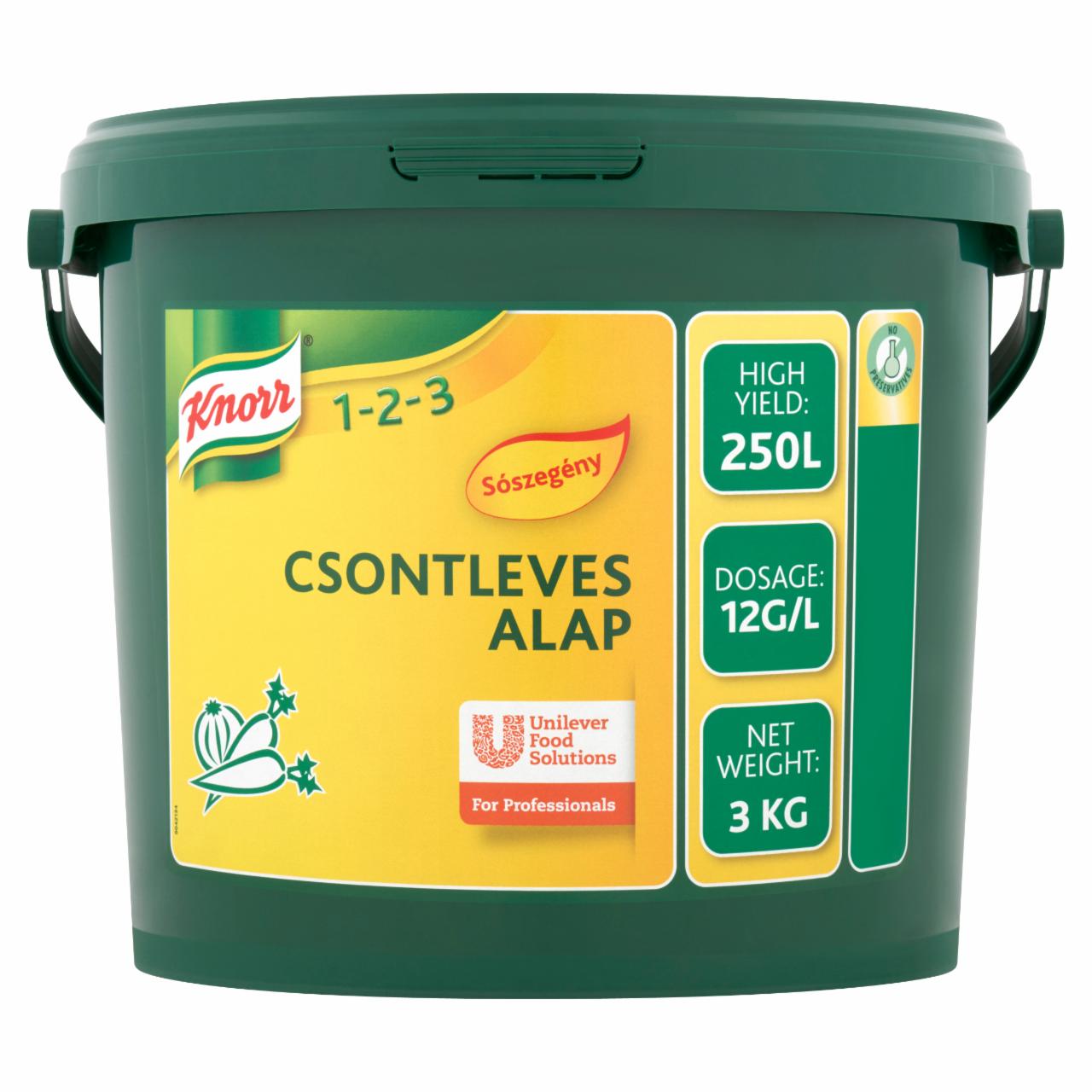 Képek - Knorr Csontleves alap - sószegény 3 kg