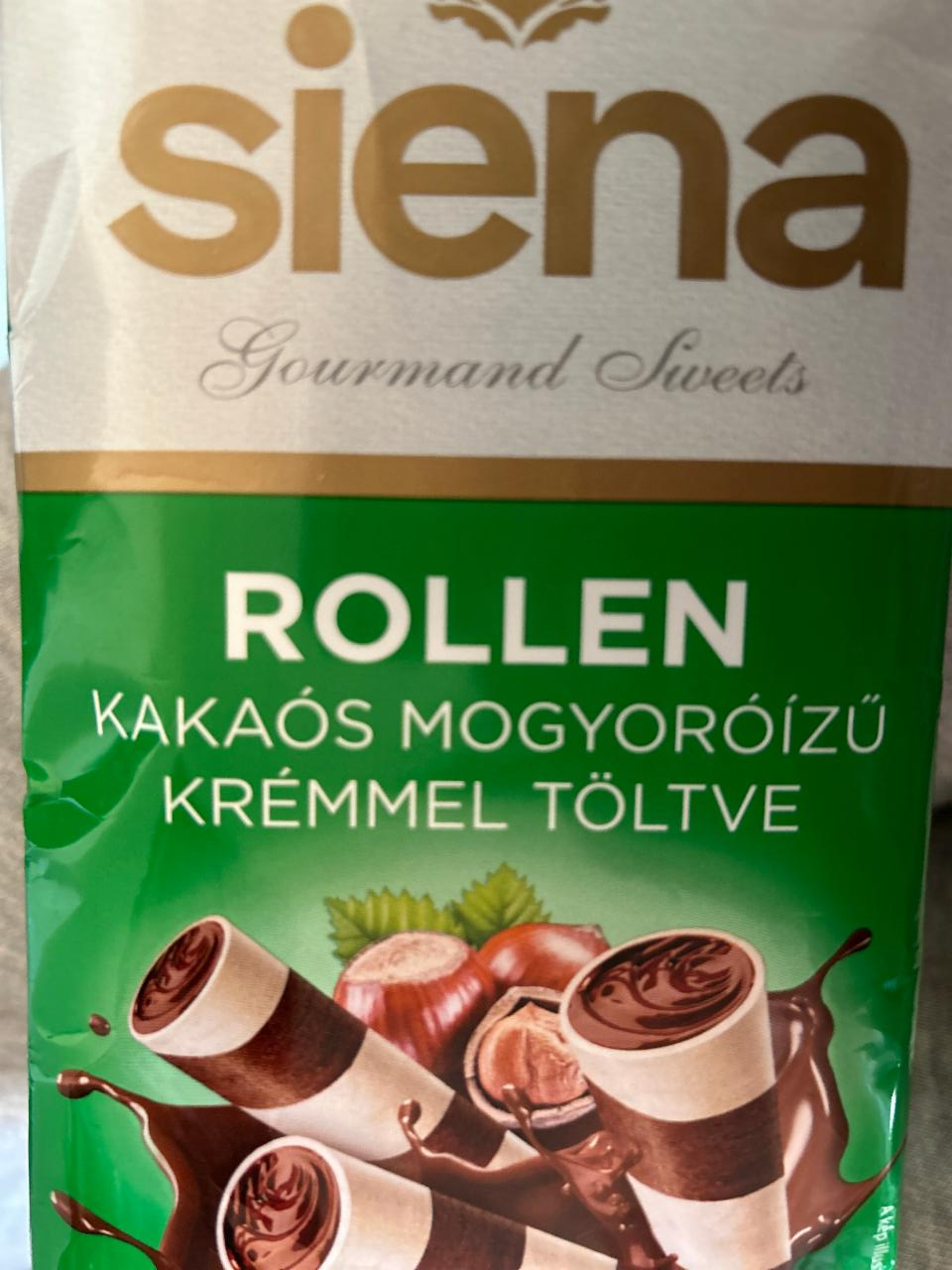 Képek - Rollen kakaós mogyró ízű krémmel töltve Siena