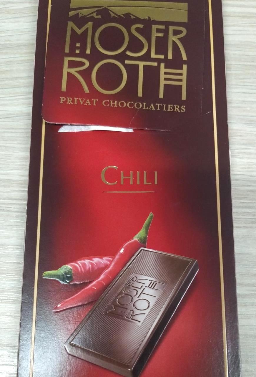 Képek - Moser Roth csokoládé Chili