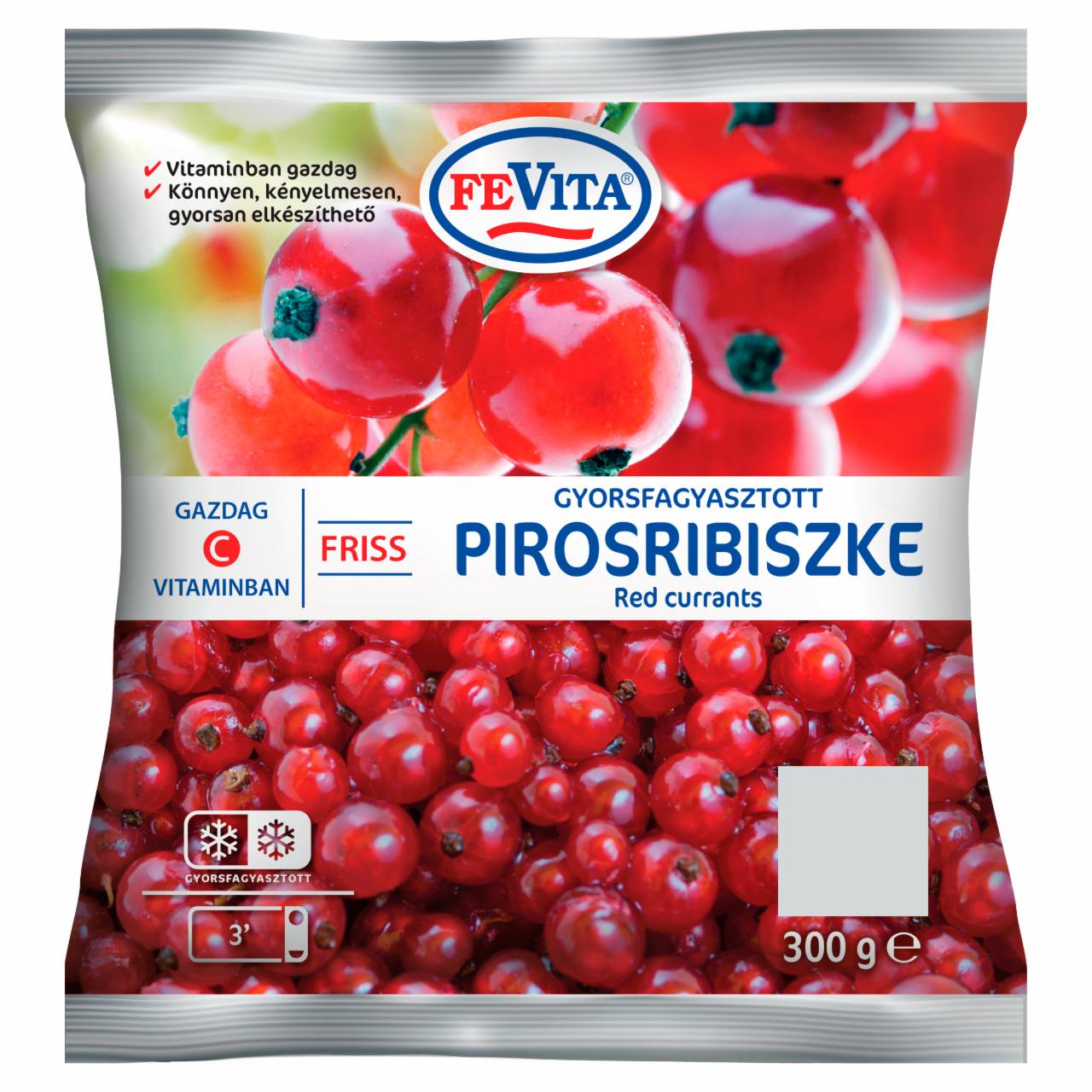 Képek - FeVita gyorsfagyasztott friss pirosribiszke 300 g