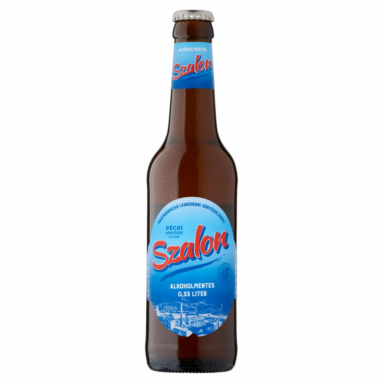 Képek - Pécsi Sörfőzde Szalon alkoholmentes világos sör max. 0,5% 0,5 l