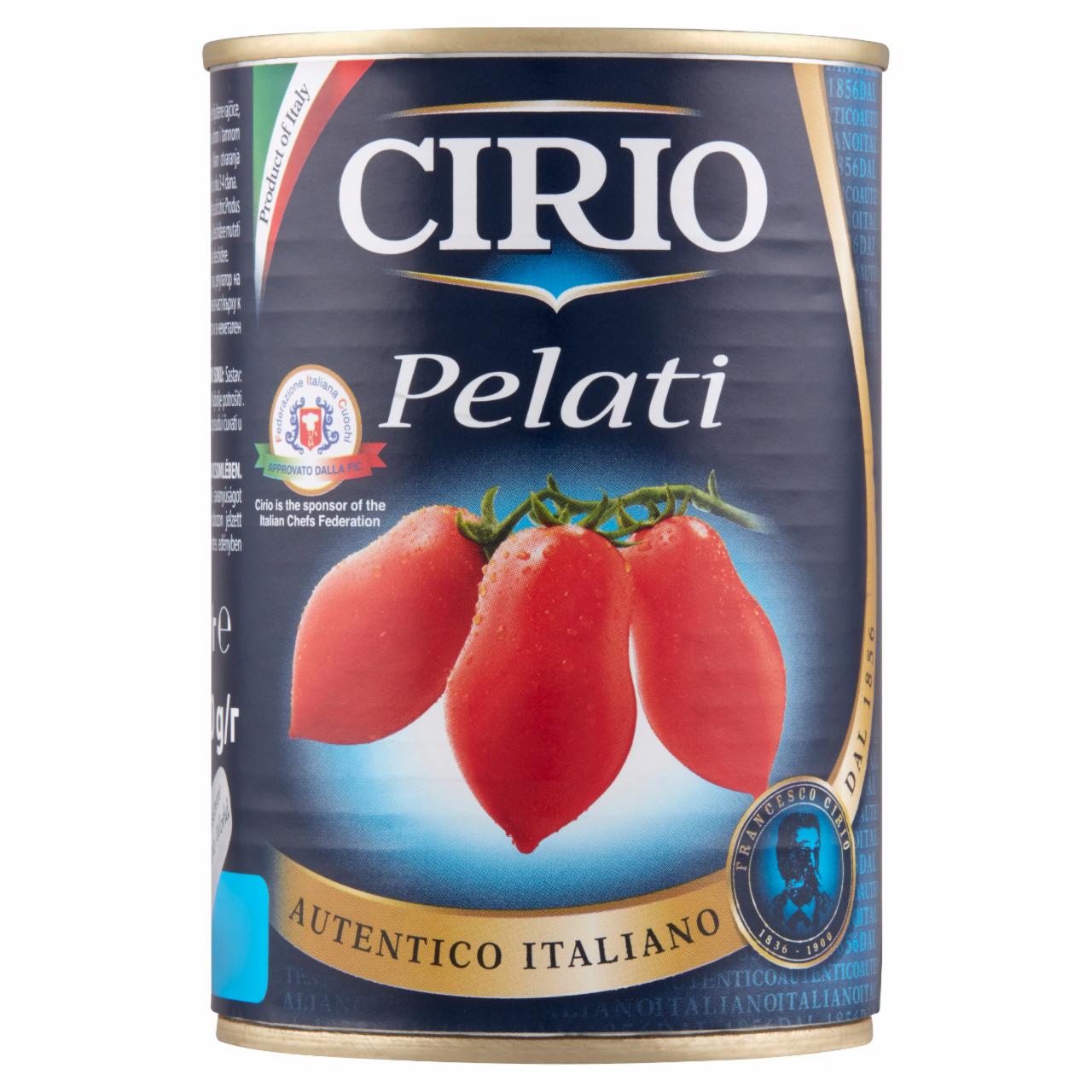 Képek - Cirio hámozott, egész szilvaparadicsom paradicsomlében 400 g