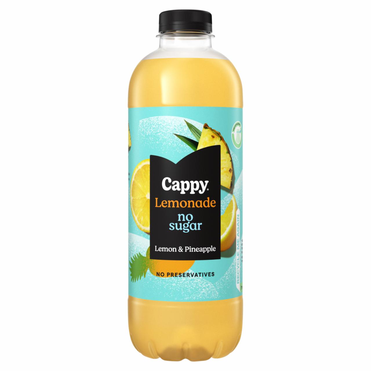 Képek - Cappy Lemonade szénsavmentes ananászízű citromos üdítőital édesítőszerekkel 1,25 l