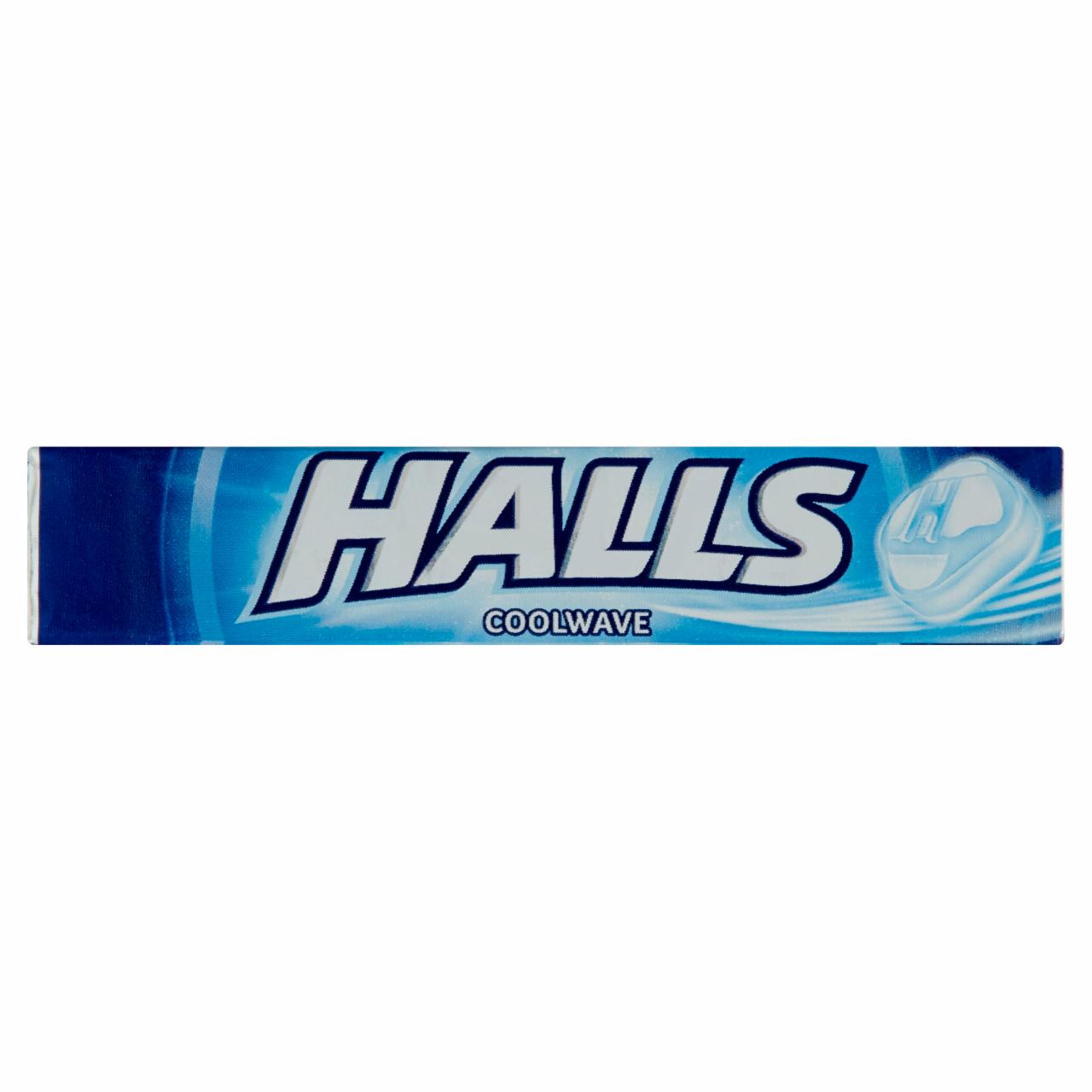 Képek - Halls mentol-eukaliptuszízű, töltetlen keménycukorka 33,5 g