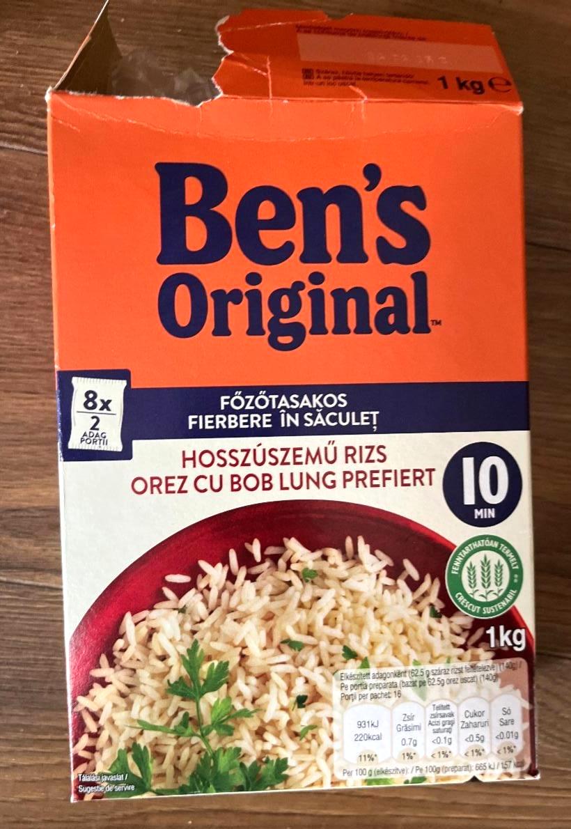 Képek - Ben's Original főzőtasakos hosszúszemű rizs 1 kg