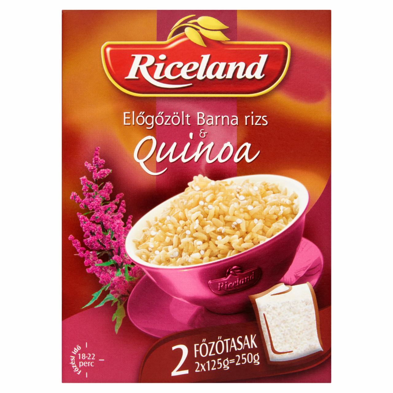 Képek - Riceland Előgőzölt Barna rizs & Quinoa 2 x 125 g