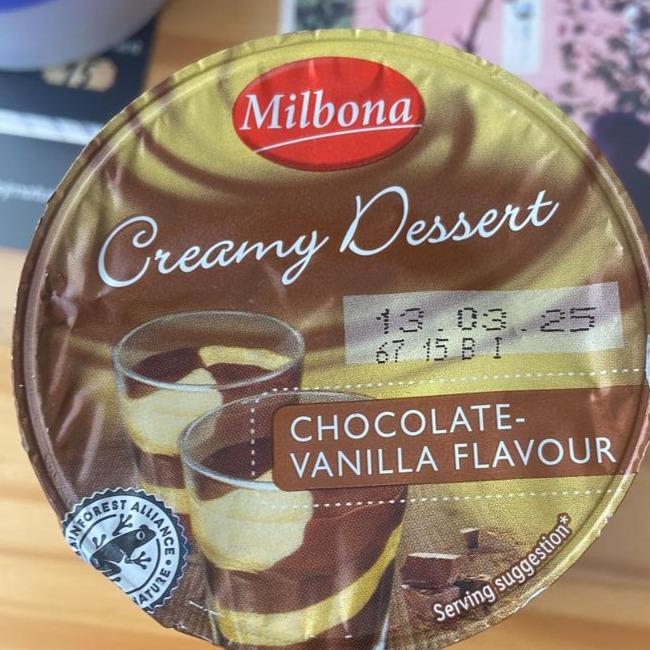 Képek - Creamy dessert chocolate-vanilla flavour Milbona