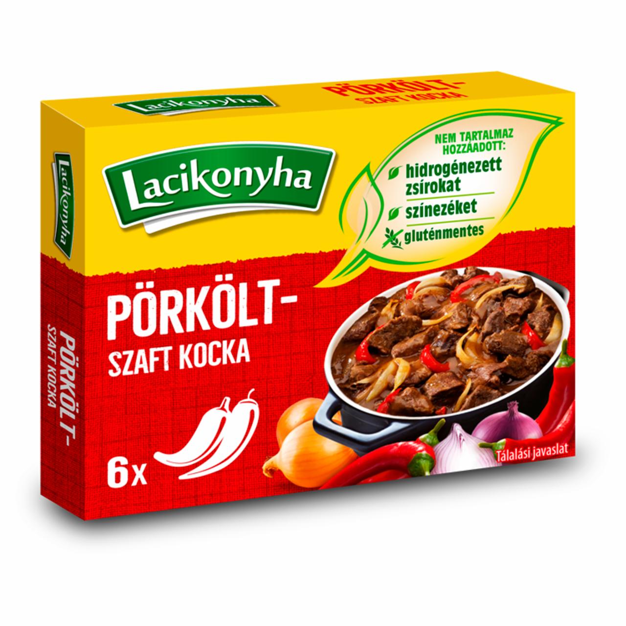 Képek - Lacikonyha pörköltszaft kocka 6 x 10 g (60 g)