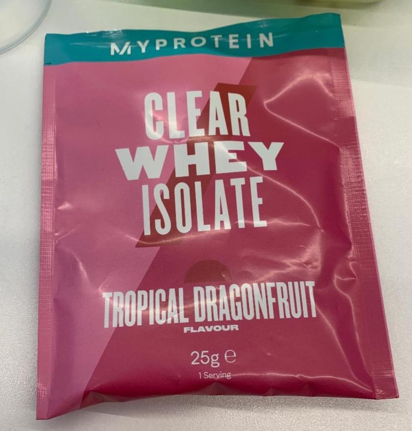 Képek - Clear whey isolate Tropical dragonfruit MyProtein