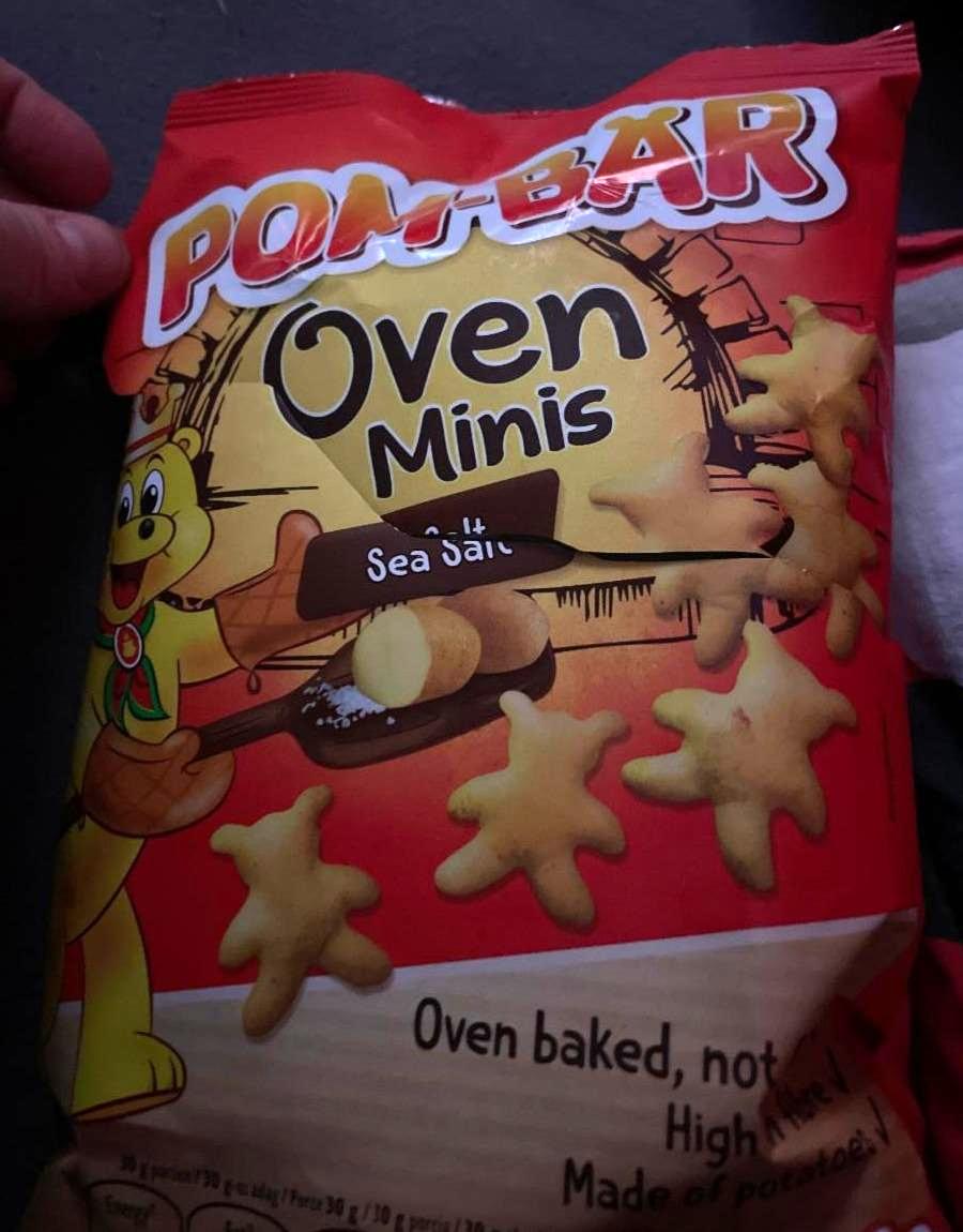 Képek - Pom-Bär Oven Minis tengeri sós ízesítésű burgonyasnack 70 g