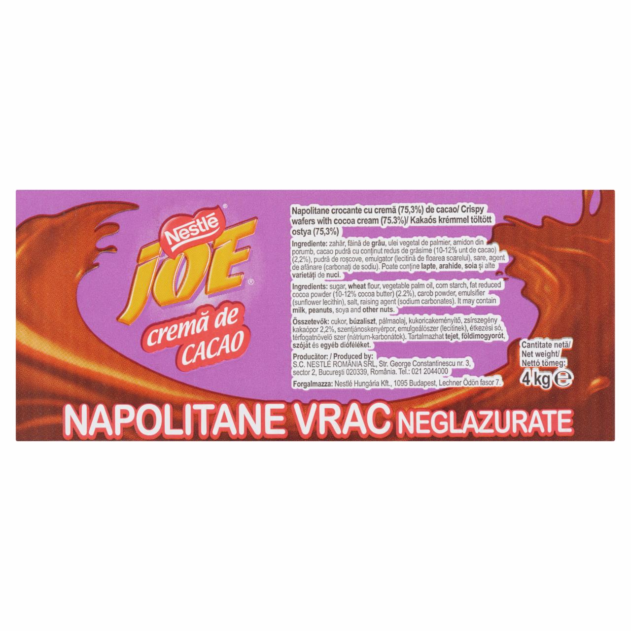 Képek - Nestlé Joe kakaós krémmel töltött ostya 4 kg