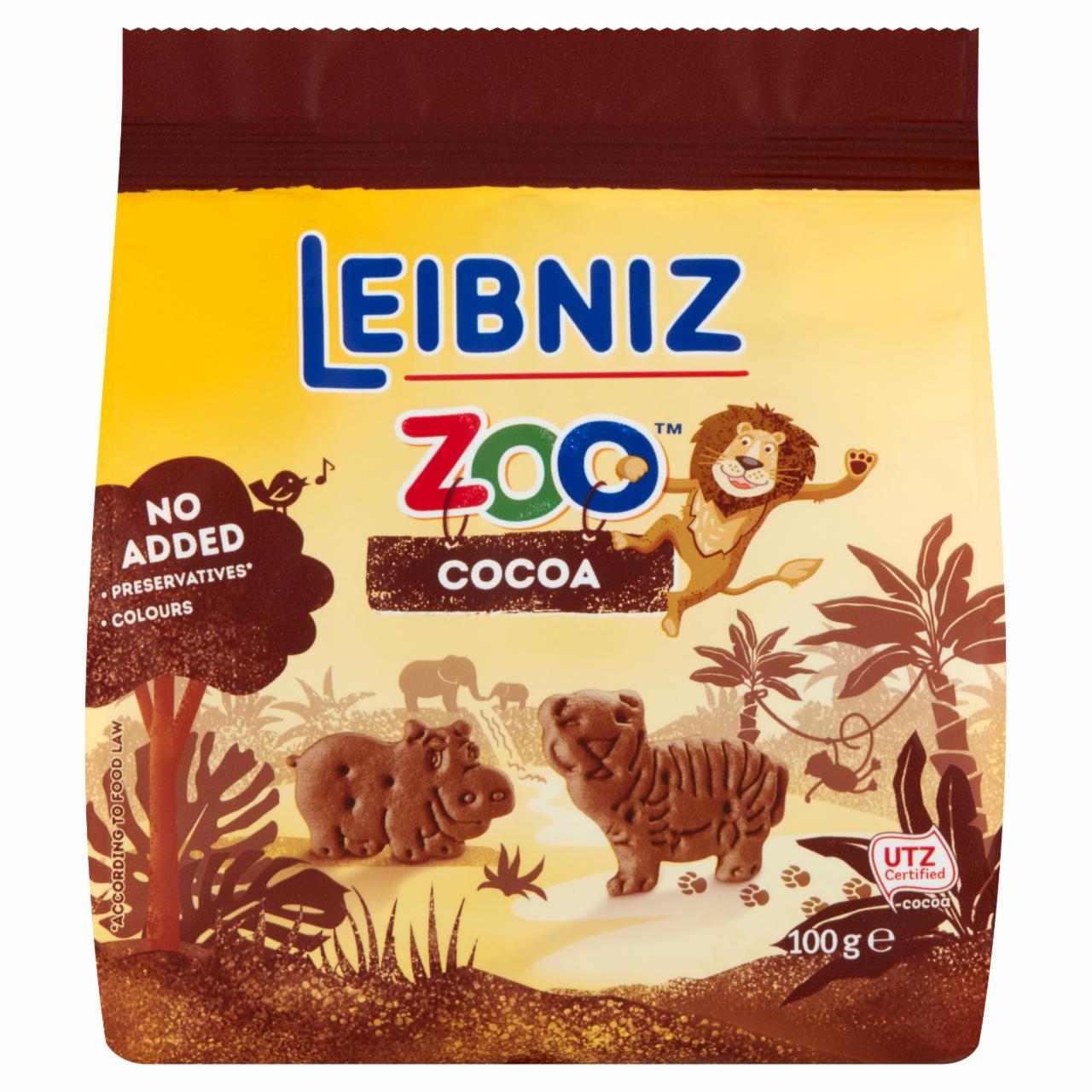 Képek - Leibniz Zoo állatfigurás kakaós keksz 100 g
