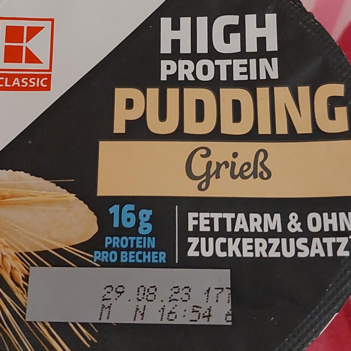 Képek - High protein Grieß puding K-Classic