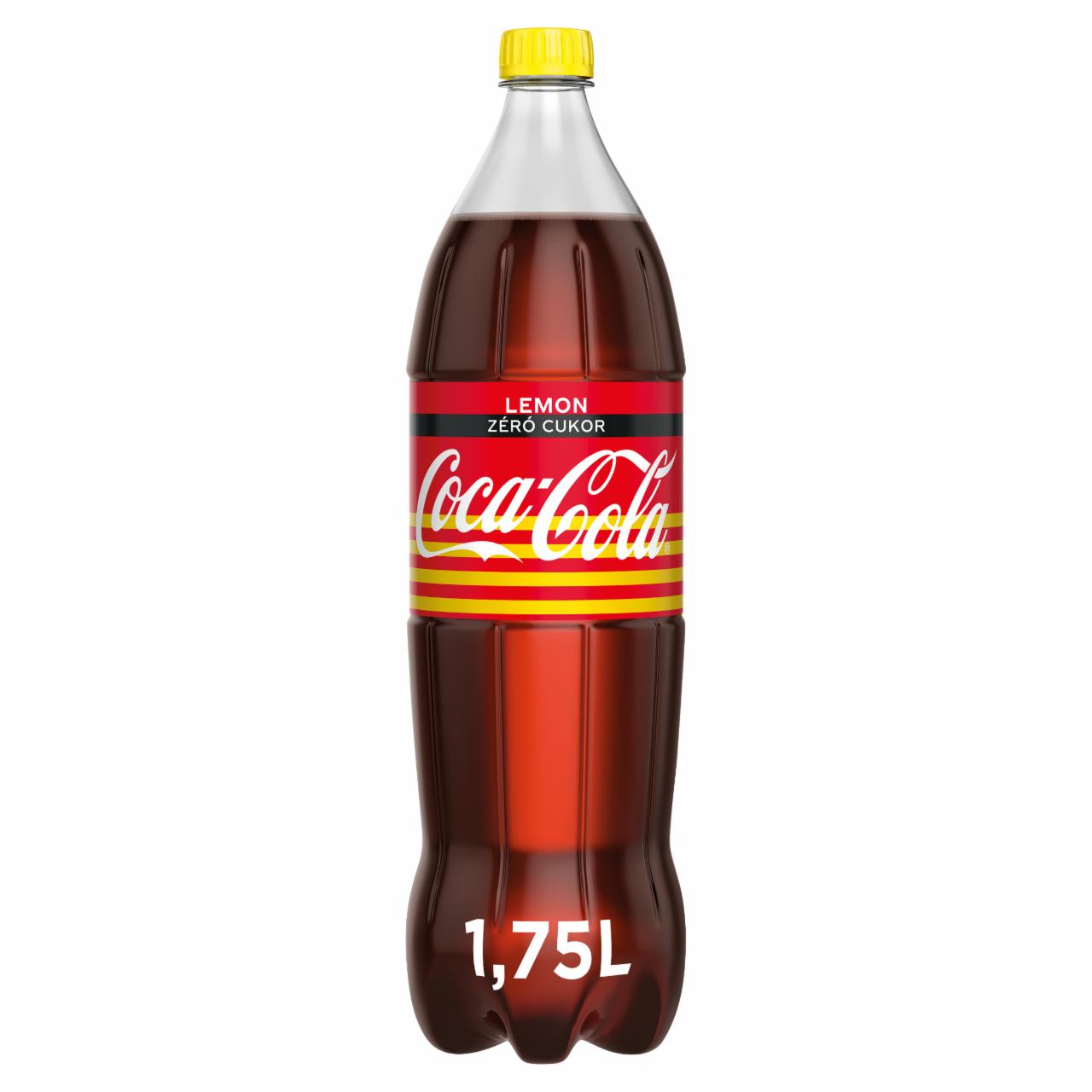 Képek - Coca-Cola Zero cola- és citromízű energiamentes szénsavas üdítőital édesítőszerekkel 1,75 l