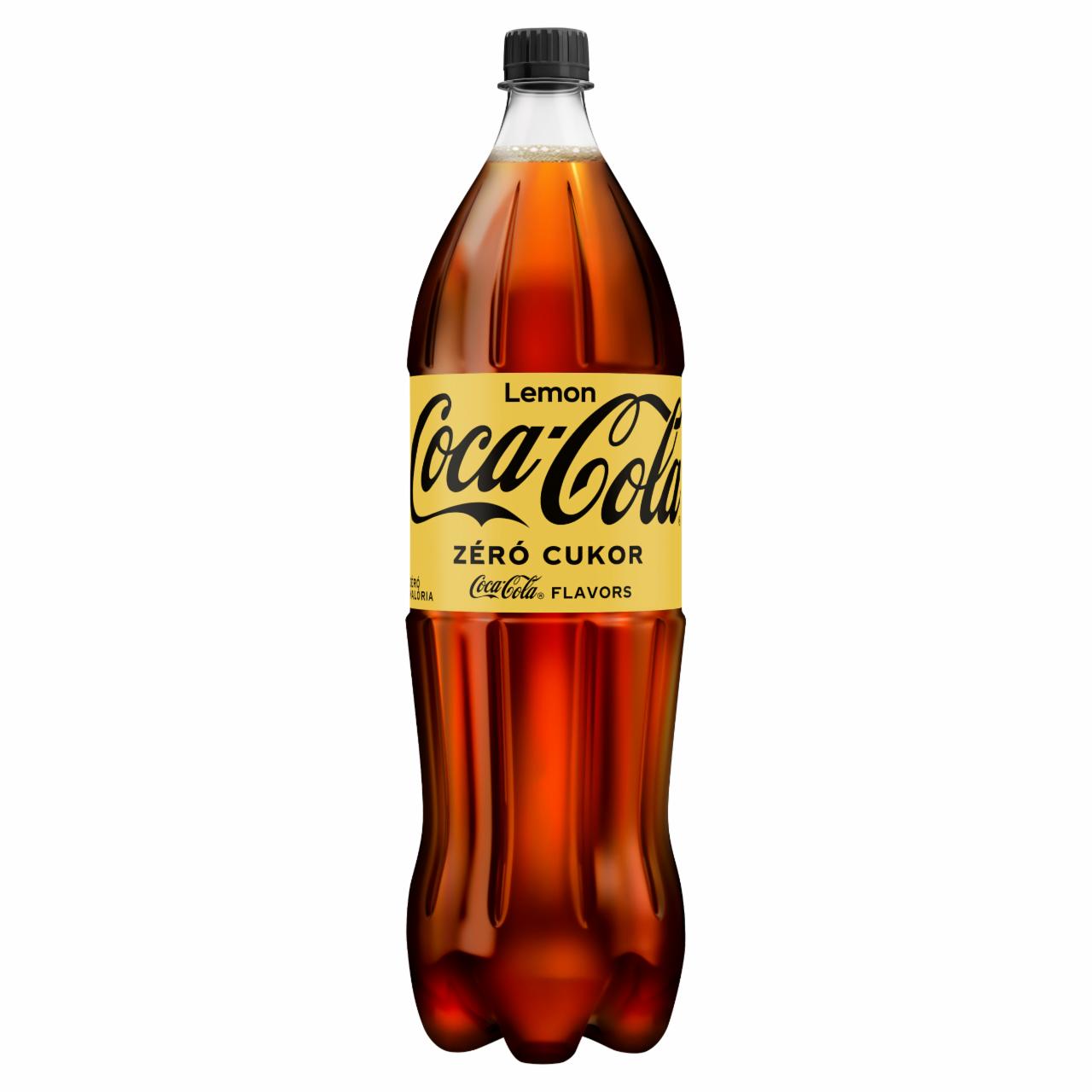 Képek - Coca-Cola Zero cola- és citromízű energiamentes szénsavas üdítőital édesítőszerekkel 1,75 l