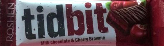 Képek - Milk chocolate Tidbit cherry brownie Roshen