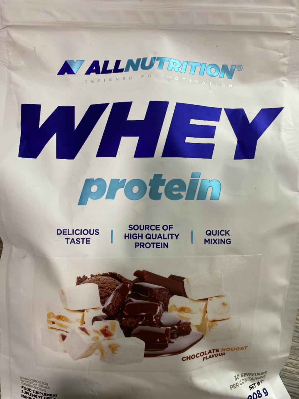 Képek - all nutrition whey protein chocolate nougat