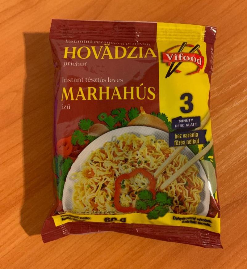 Képek - Vifood marhahús ízű instant tésztás leves 60 g