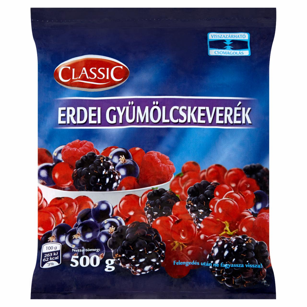 Képek - Classic gyorsfagyasztott erdei gyümölcskeverék 500 g