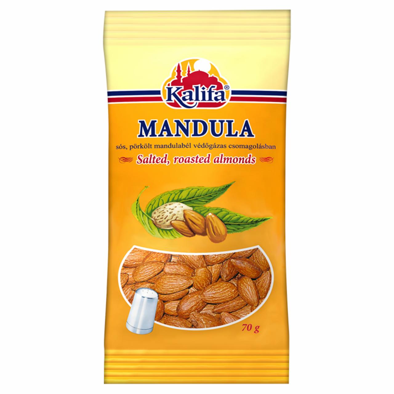 Képek - Kalifa sós, pörkölt mandula 70 g