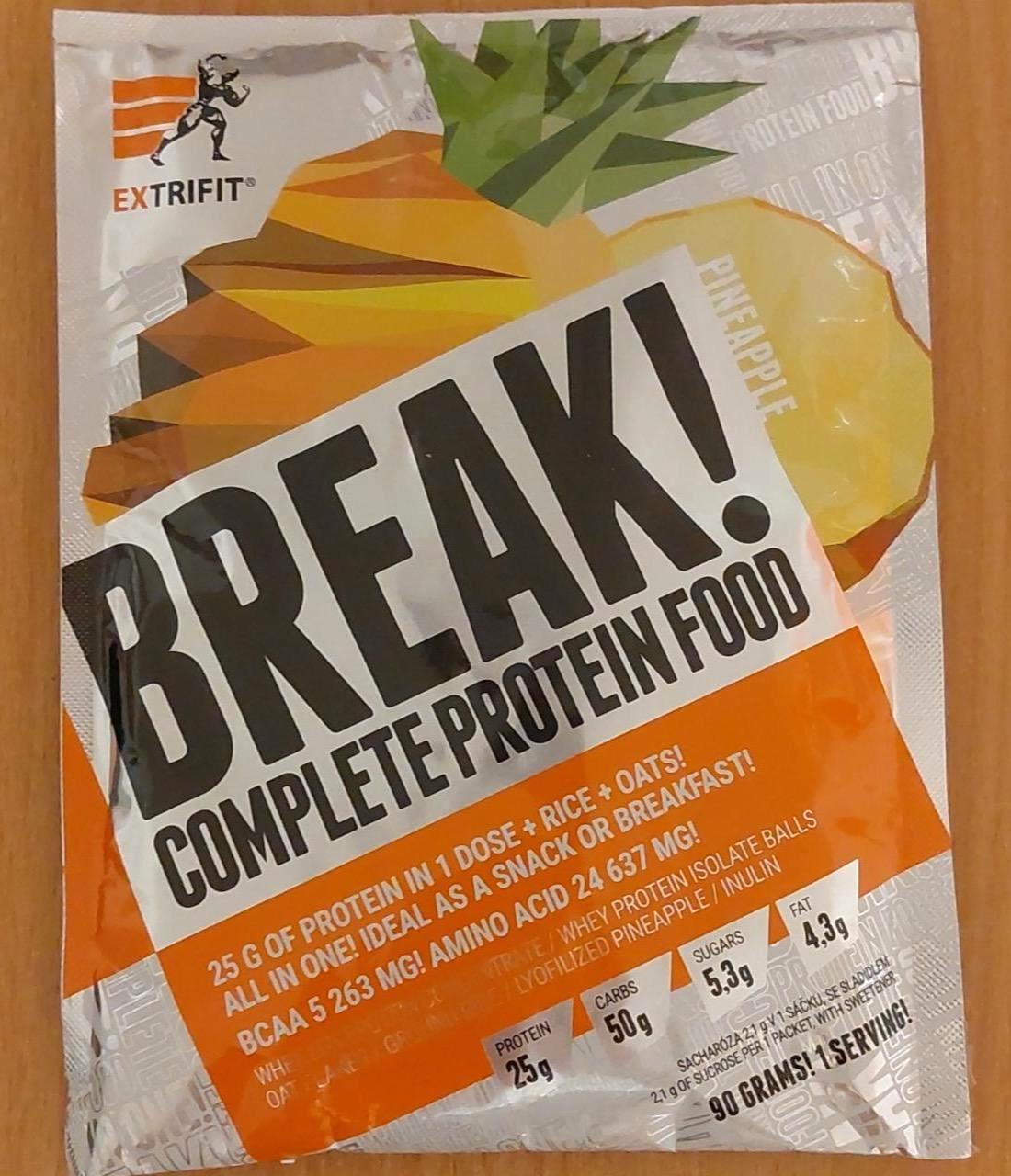Képek - Break! Complete protein food Ananász Extrifit