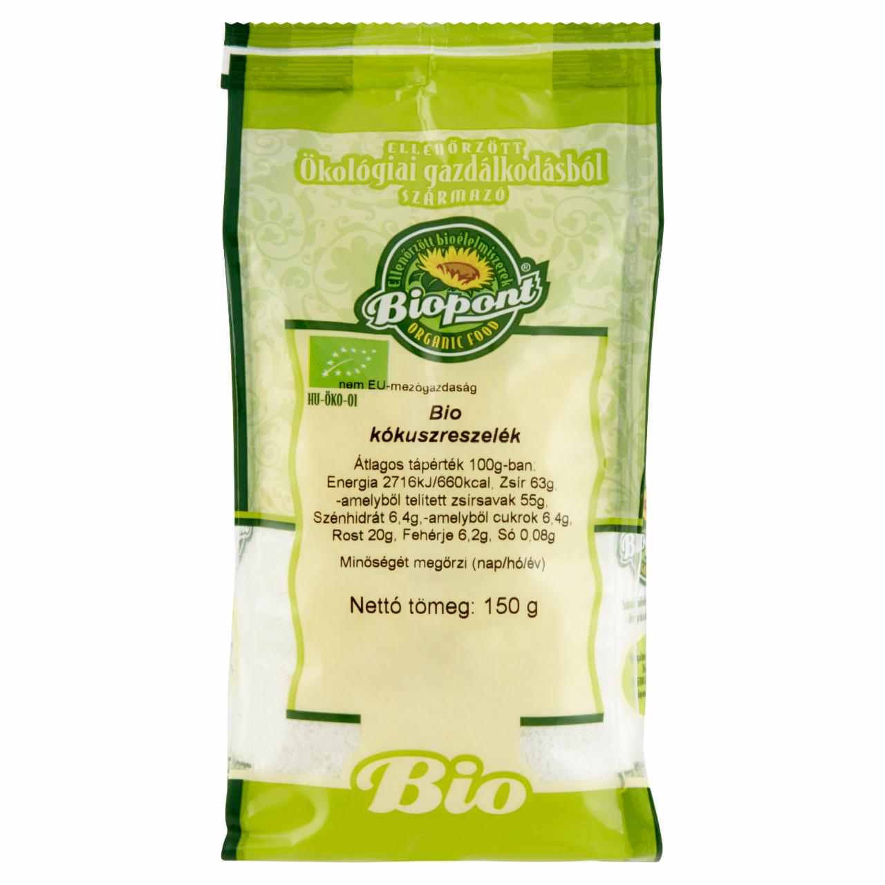 Képek - Biopont BIO kókuszreszelék 150 g