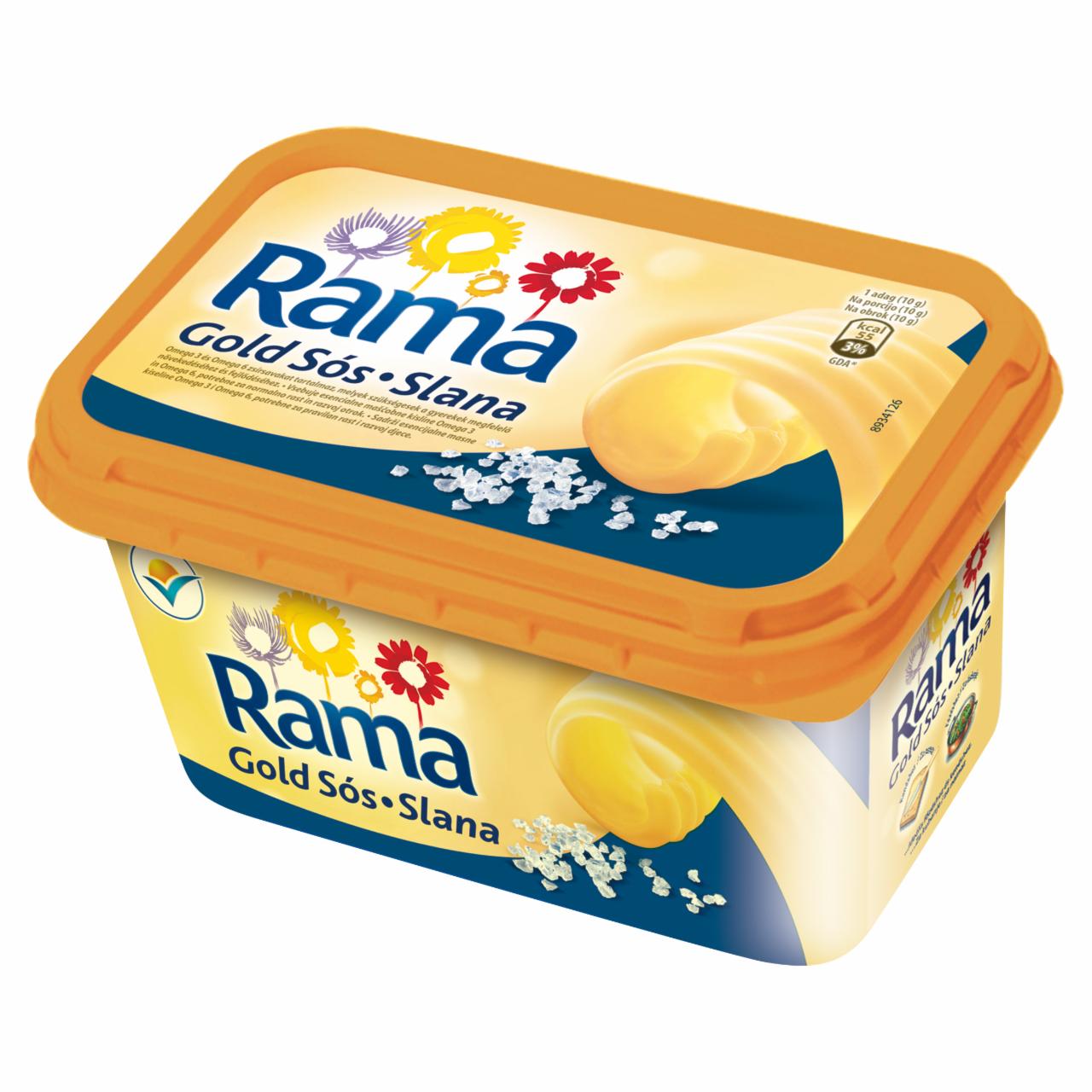 Képek - Rama Gold vajas íz sós csészés margarin 400 g