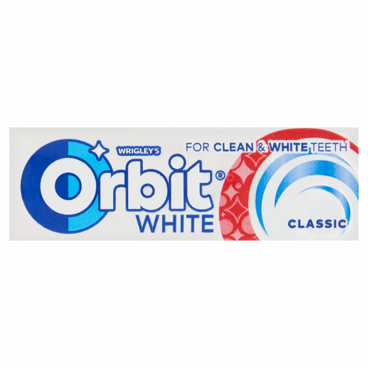 Képek - Orbit White Classic mentaízű cukormentes rágógumi édesítőszerrel 14 g