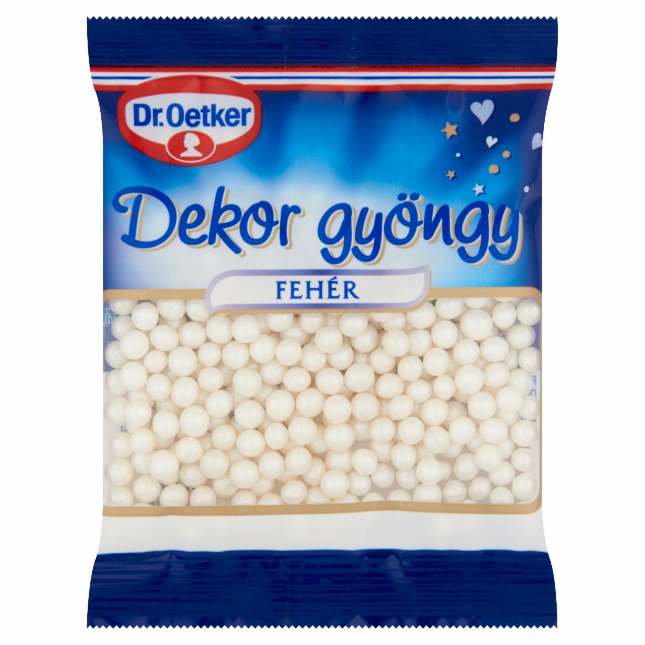 Képek - Dr. Oetker fehér dekor gyöngy 30 g