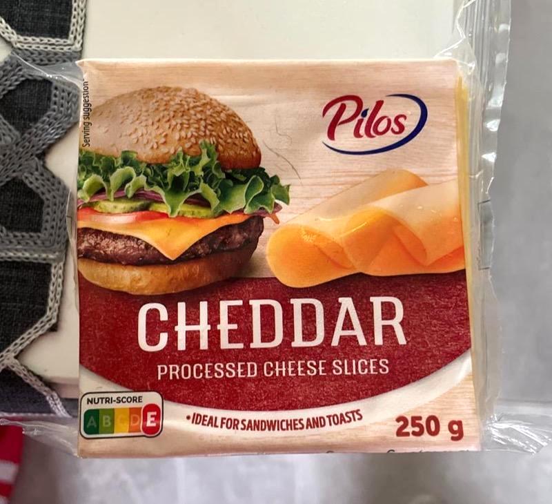 Képek - Cheddar processed cheese slices Pilos