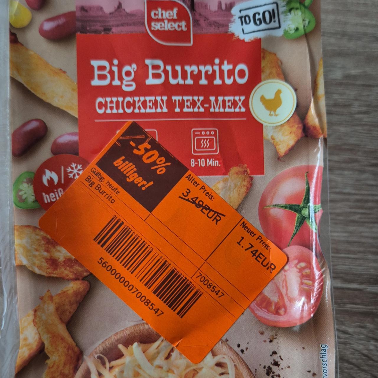 Képek - Big Burrito chicken tex-mex Chef Select