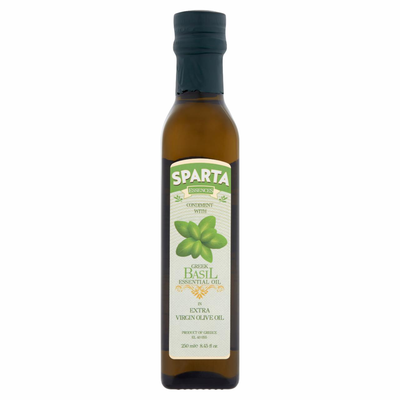 Képek - Sparta Essences extra szűz olívaolaj görög bazsalikom esszencia olajjal 250 ml