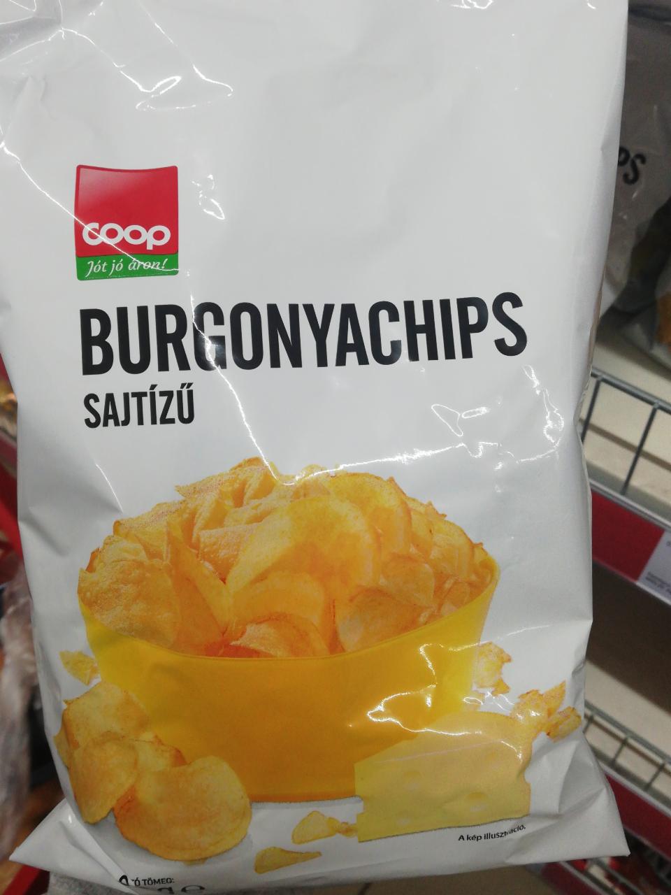 Képek - Burgonyachips Sajítzű Coop