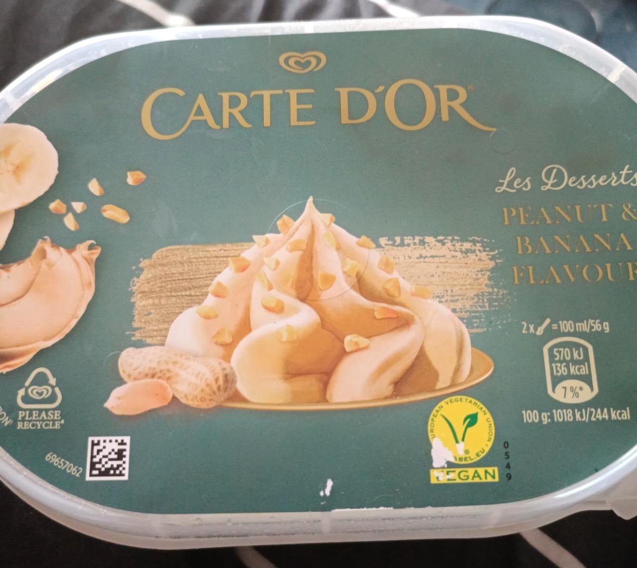 Képek - Peanut & banana vegán fagylalt Carte d'Or
