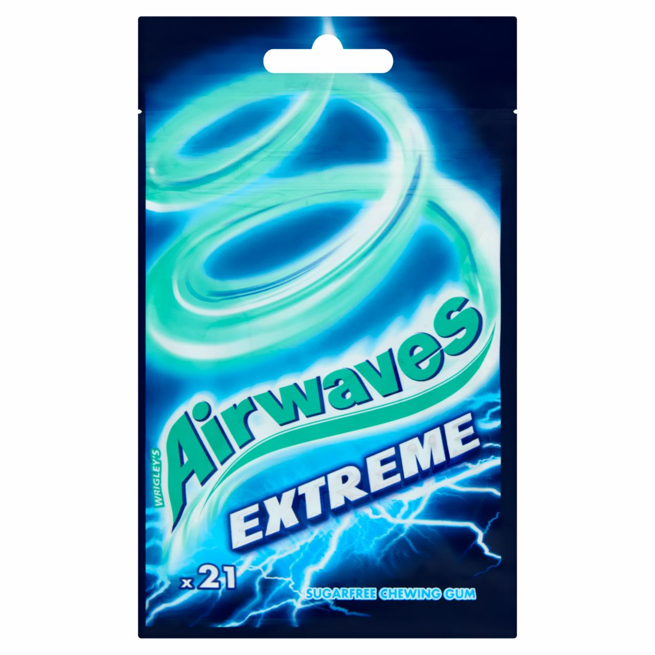 Képek - Airwaves Extreme mentol- és eukaliptuszízű rágógumi 29 g