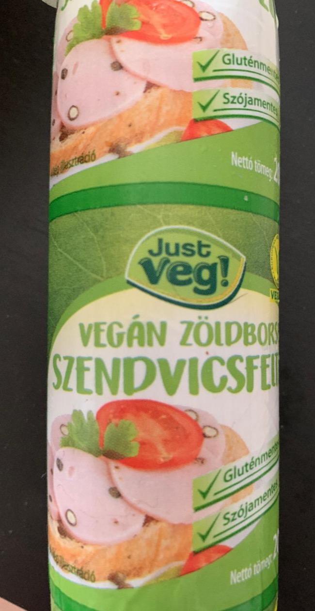 Képek - Vegán zöldborsos szendvicsfeltét Just Veg