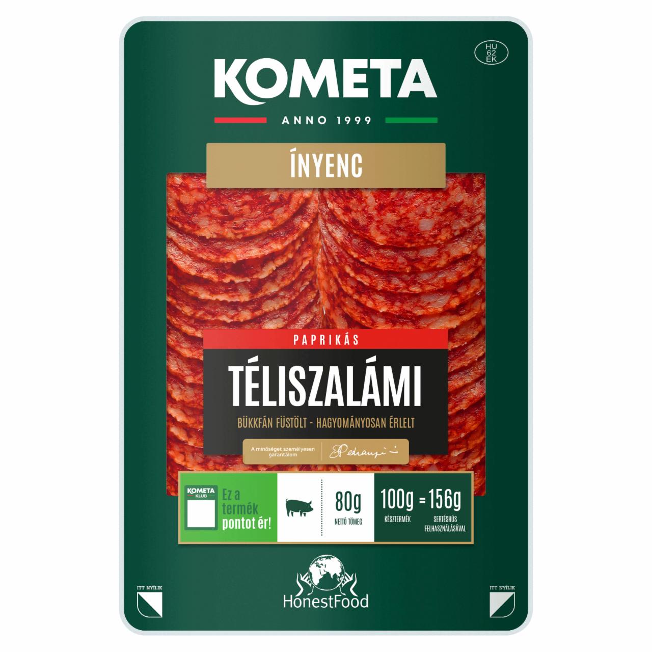 Képek - Kometa Ínyenc szeletelt paprikás téliszalámi 80 g