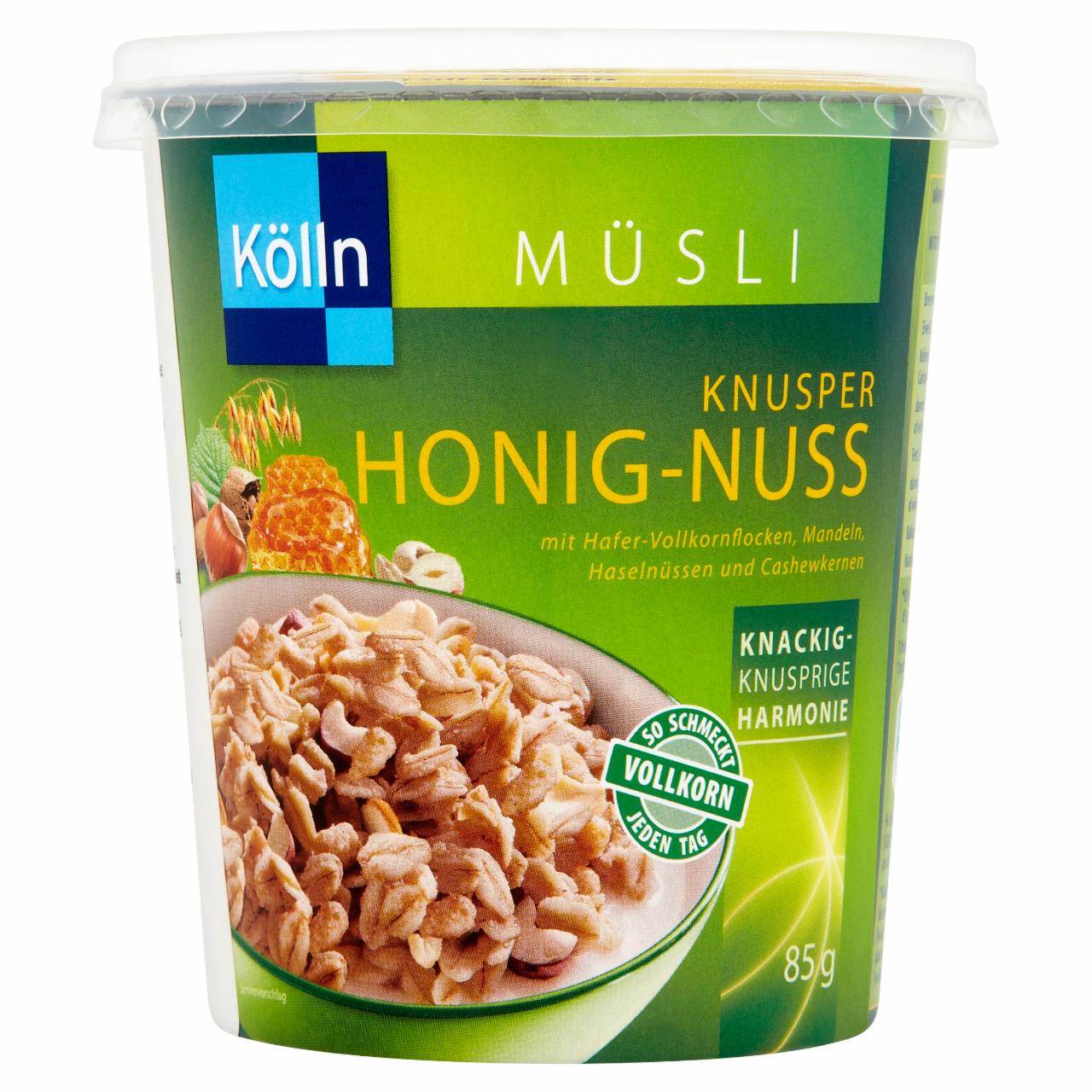 Képek - Kölln poharas méz-mogyoró müzli 85 g