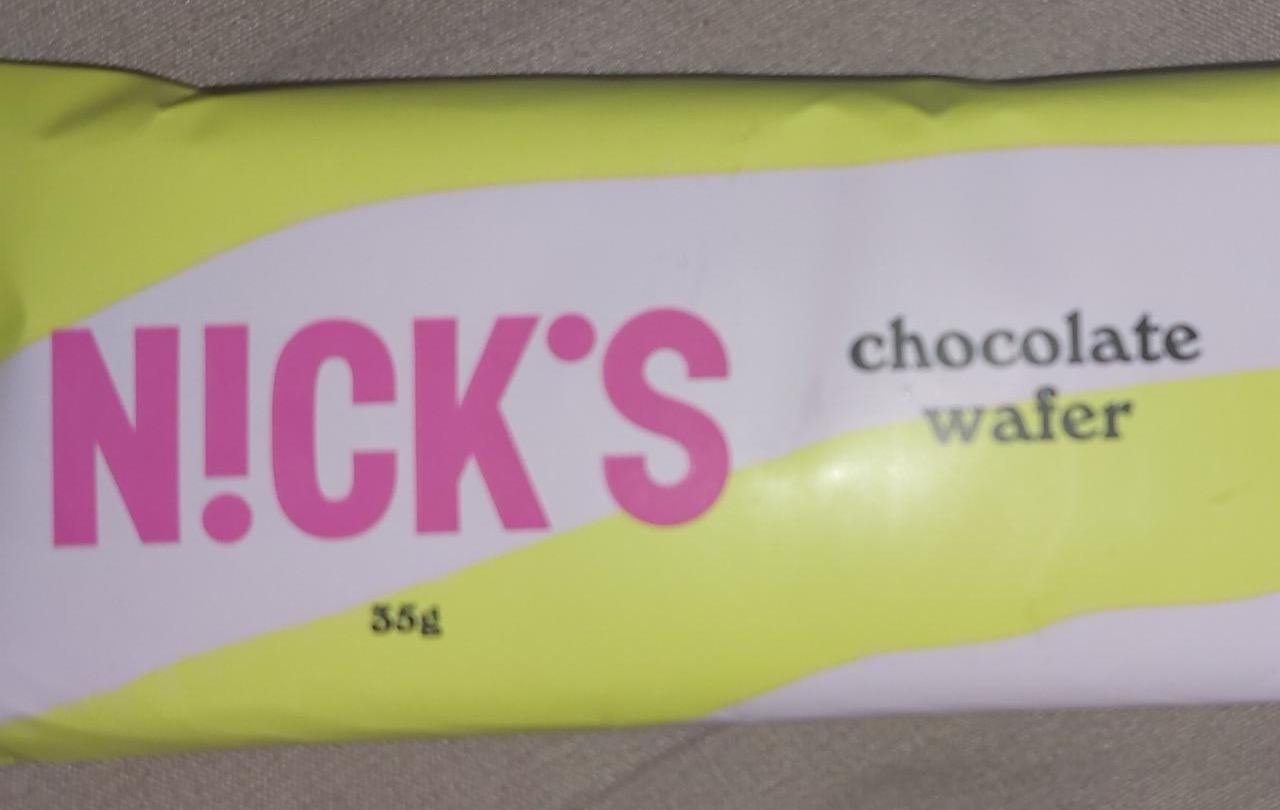 Képek - Nick's csokoládés ostya 35 g