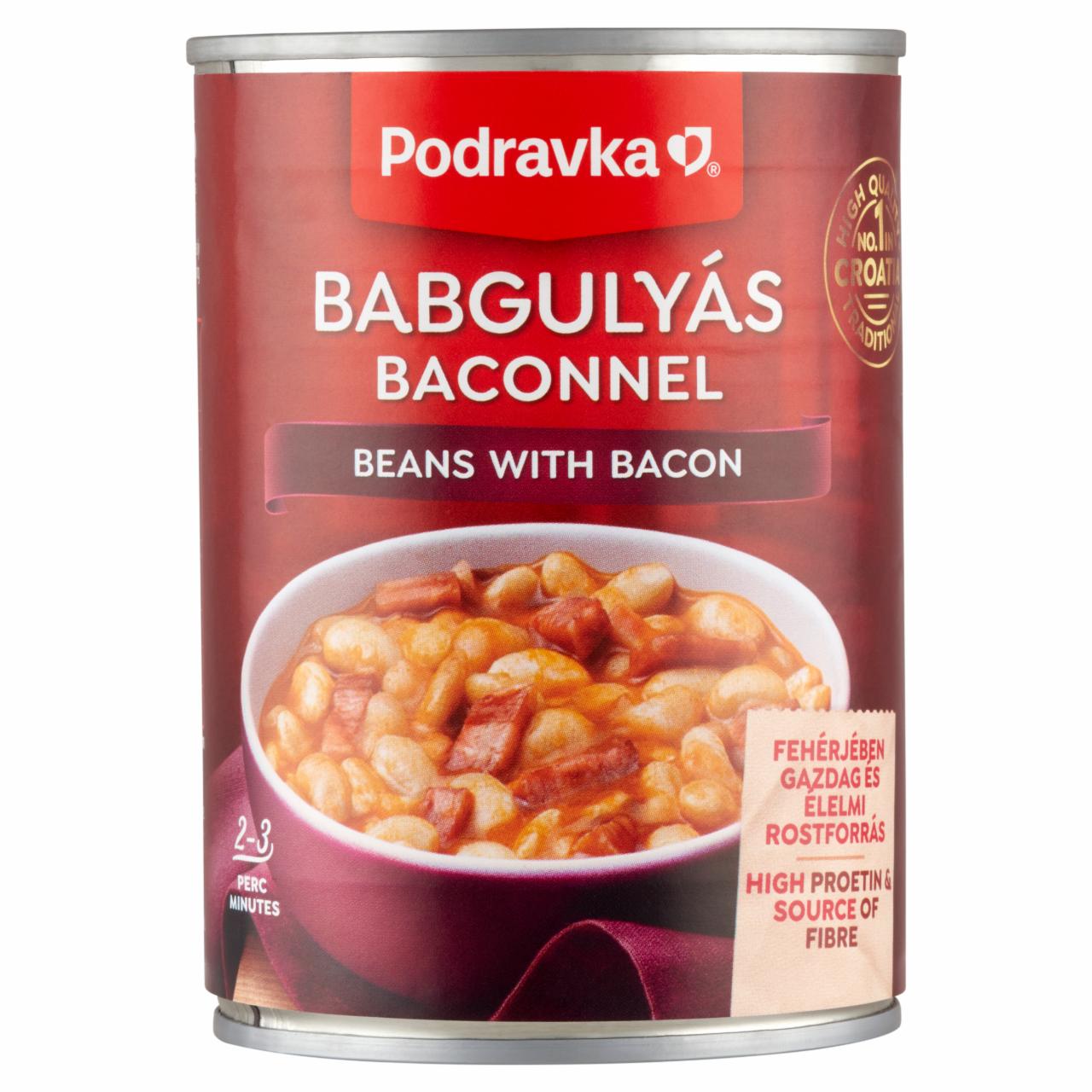 Képek - Podravka babgulyás baconnel 400 g