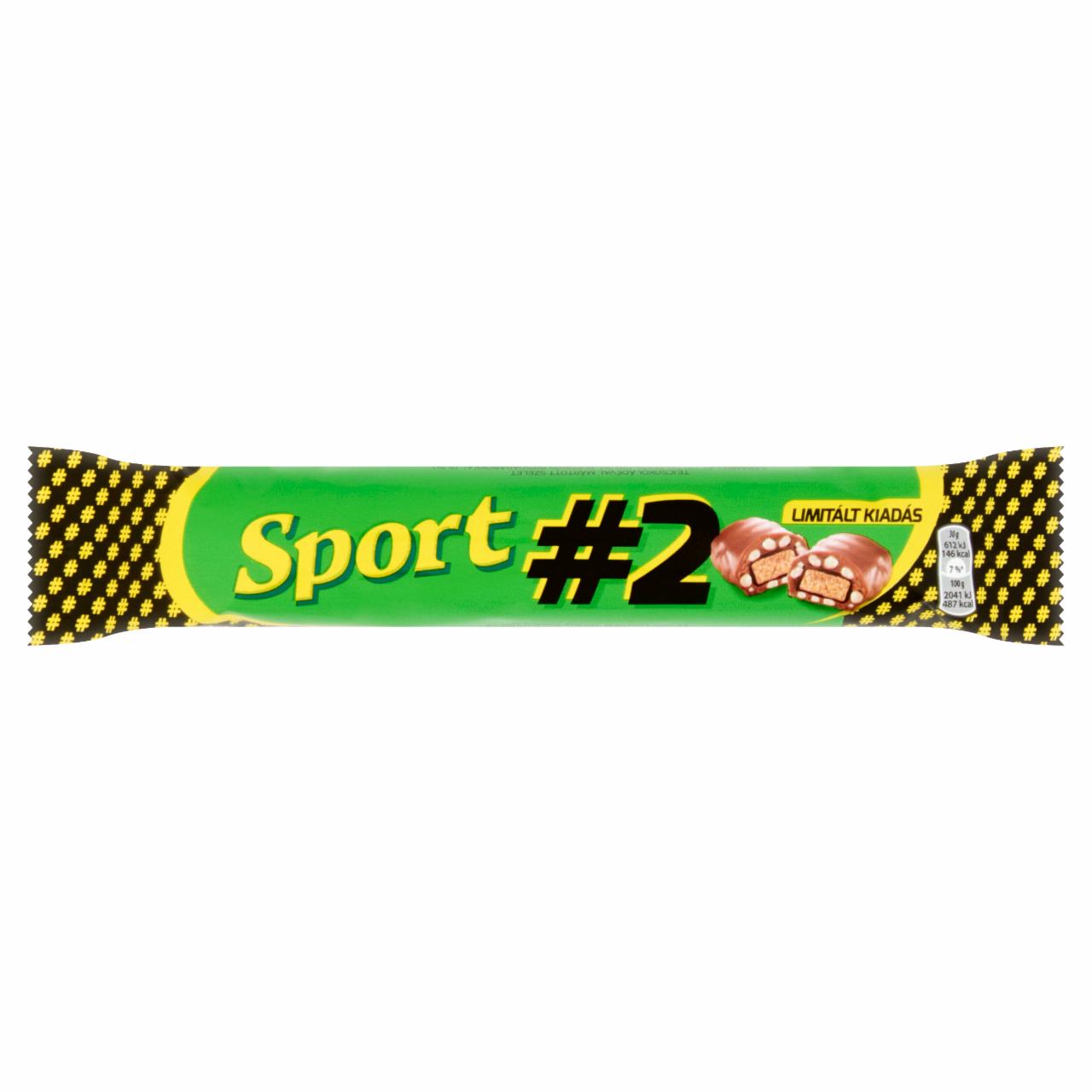 Képek - Sport #2 tejcsokoládéval mártott szelet karamellás töltelékkel, ropogós rizsdarabokkal 60 g