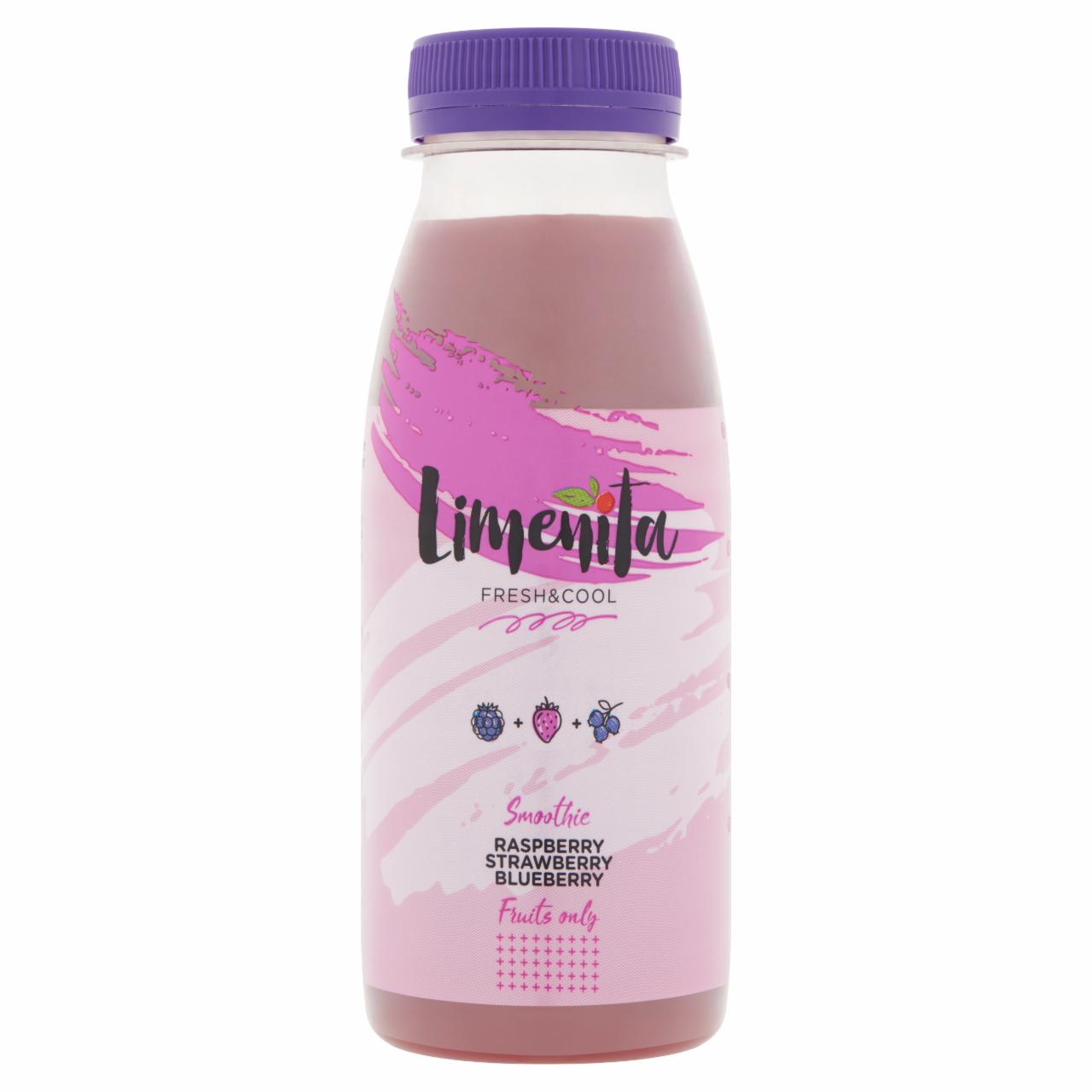 Képek - Limeñita Raspberry-Strawberry-Blueberry többféle gyümölcs és püré keveréke 250 ml