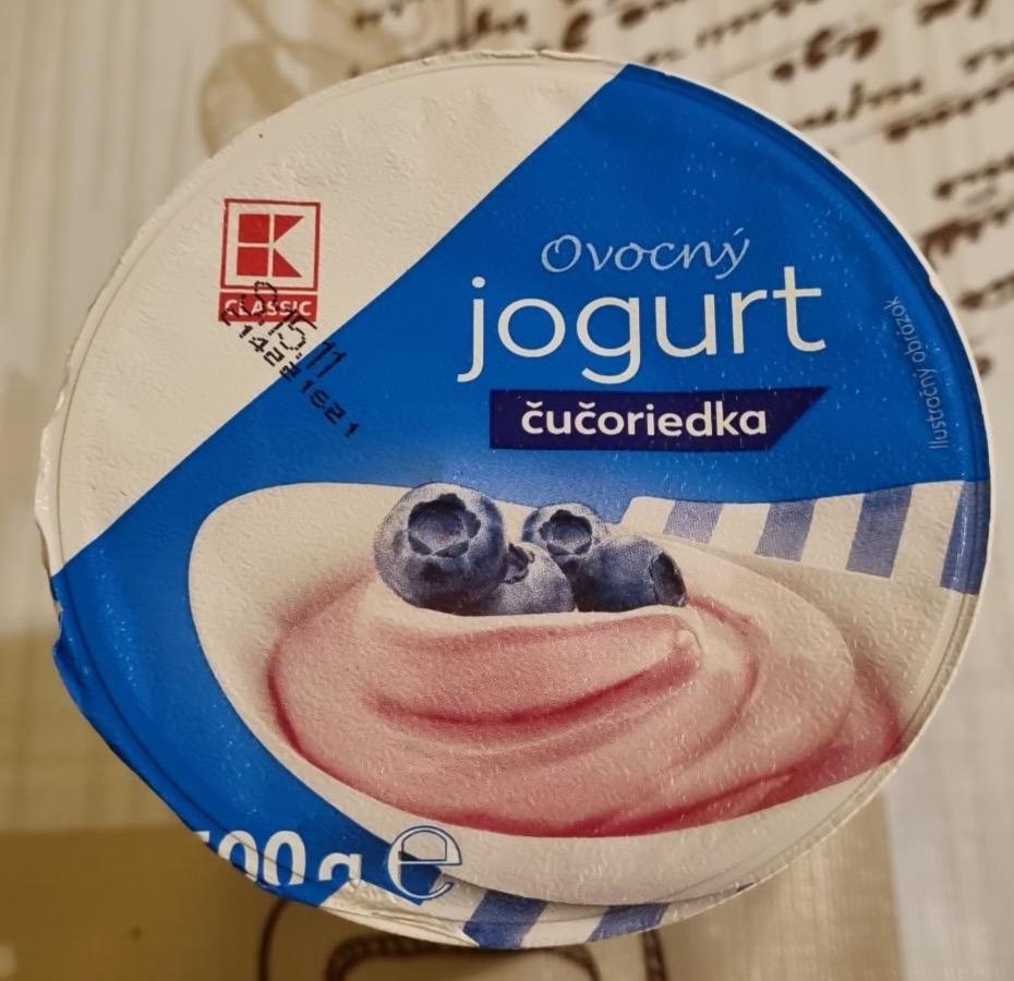 Képek - Ovocný jogurt čučoriedka K-Classic