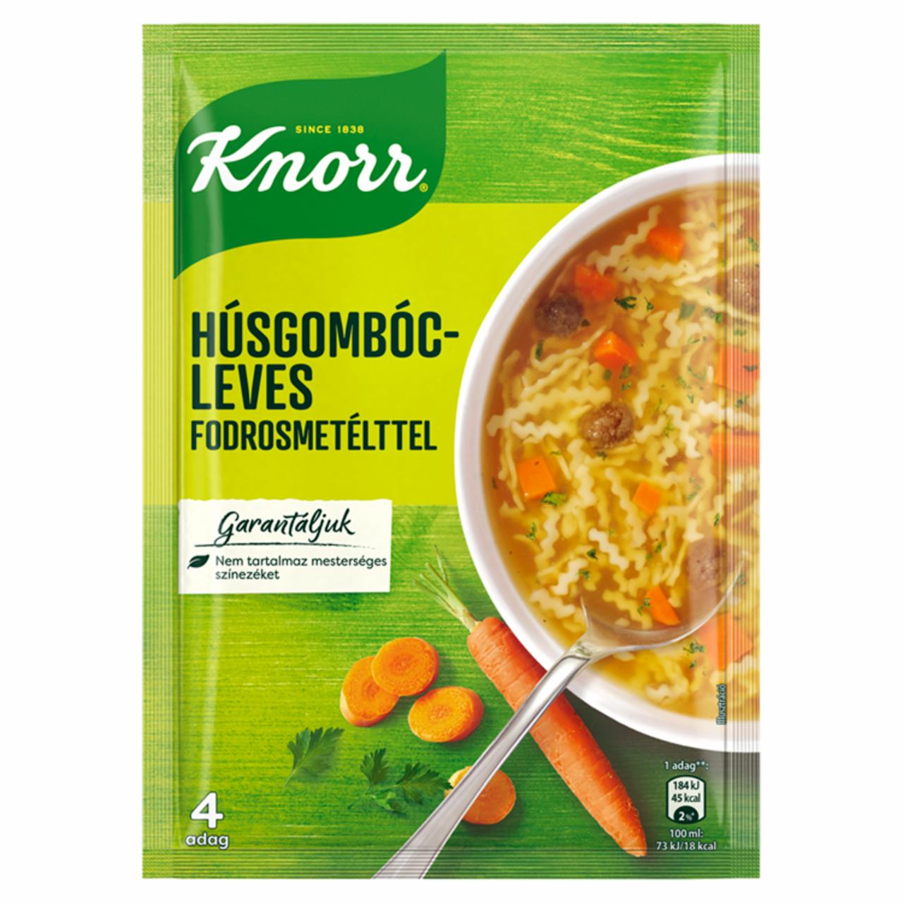 Képek - Knorr húsgombócleves fodrosmetélttel 50 g