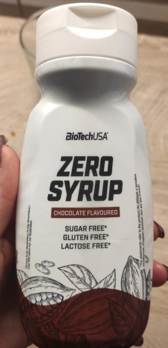 Képek - BioTechUSA Zero Syrup csokoládé ízű szirup édesítőszerekkel 320 ml