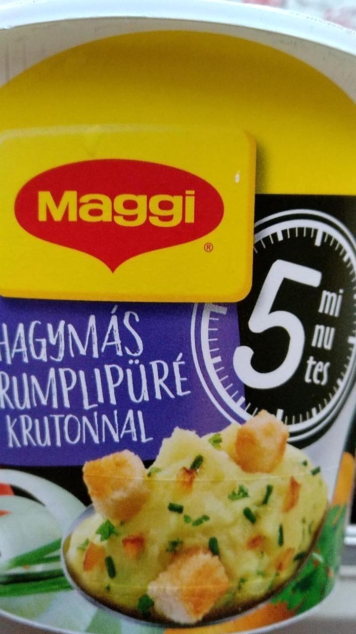 Képek - Hagymás krumlipüré krutonnal Maggi