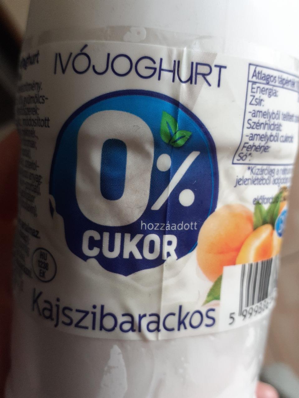 Képek - Ivójoghurt cukormentes kajszibarackos Galla