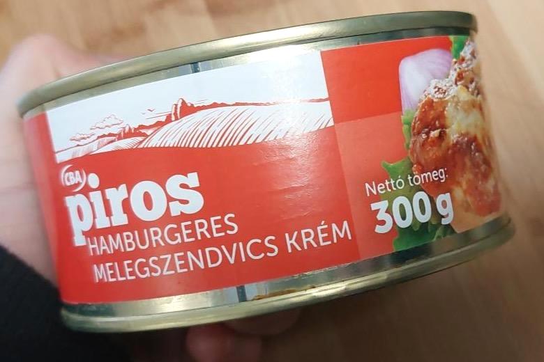 Képek - Hamburgeres melegszendvics krém CBA piros