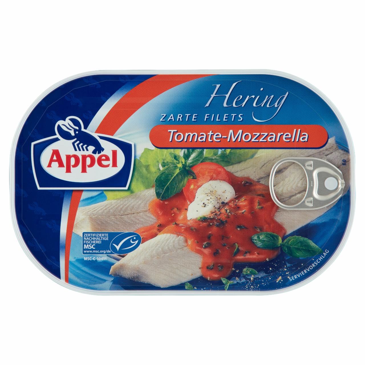 Képek - Appel heringfilé paradicsomos mozzarellás szószban 200 g