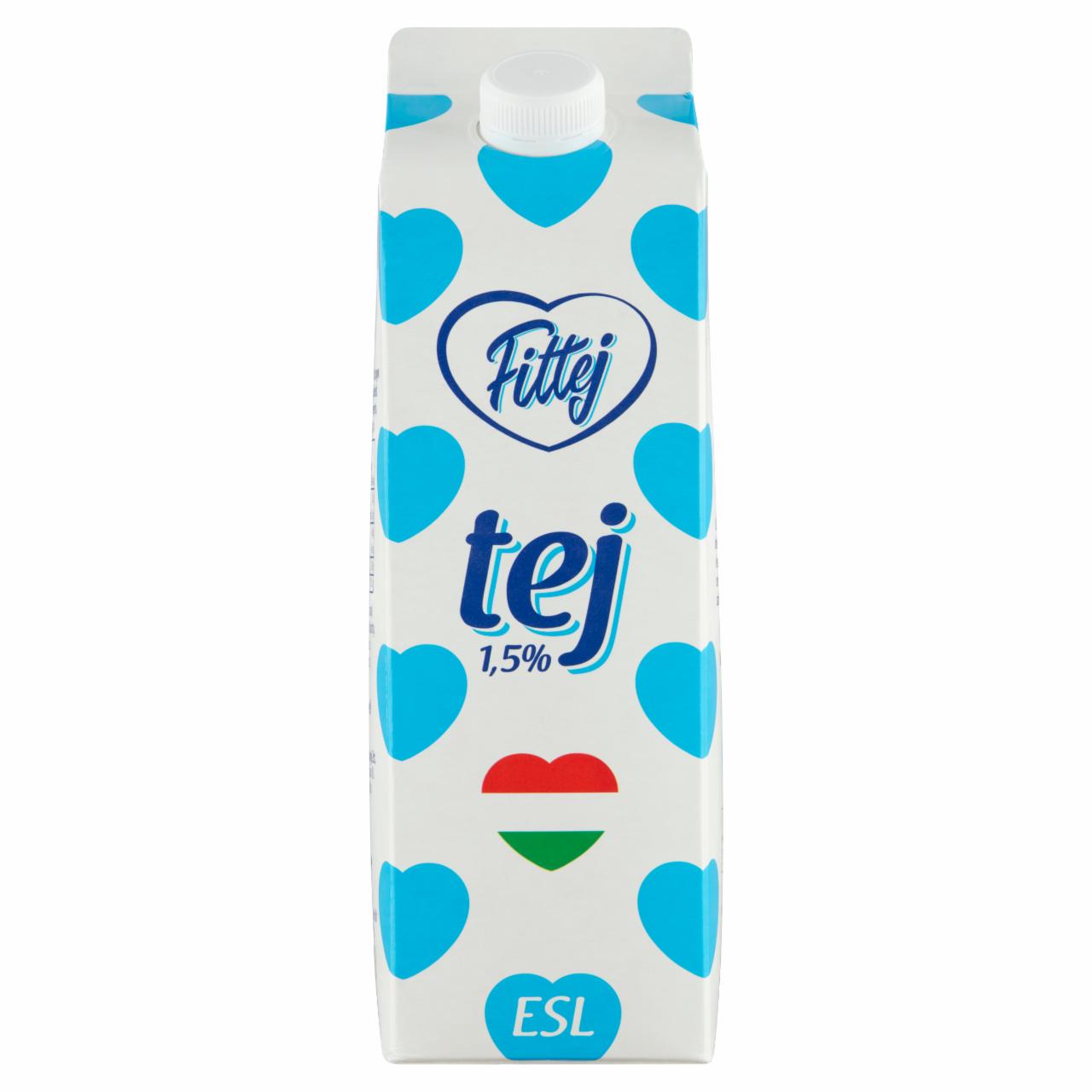 Képek - Fittej ESL zsírszegény tej 1,5% 1 l